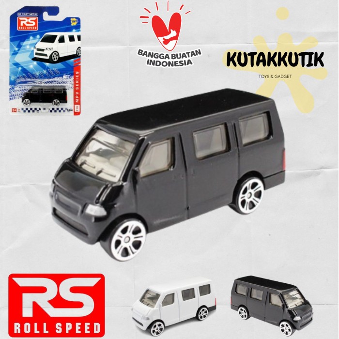 Diecast RS Roll Speed 1:64 Mobil Toyota Avanza Daihatsu Xenia Grand Max Bus Po Haryanto 14002