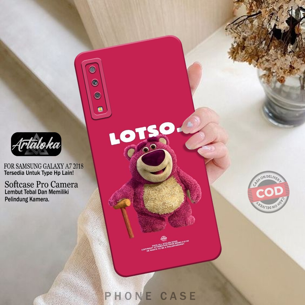 Case Hp Samsung Galaxy A7 2018 Fashion Case Kartun Softcase Samsung Galaxy A7 2018 Silikon TPU Pro C