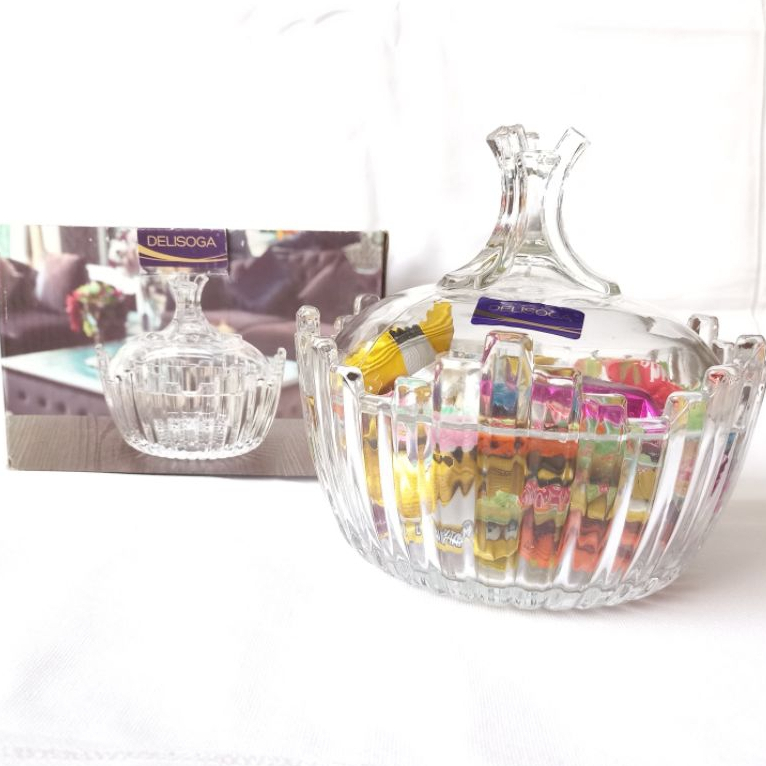 Toples Kaca, Toples Permen, Candy Jar, Toples Permen Besar, Candy Jar Besar, Wadah Kaca