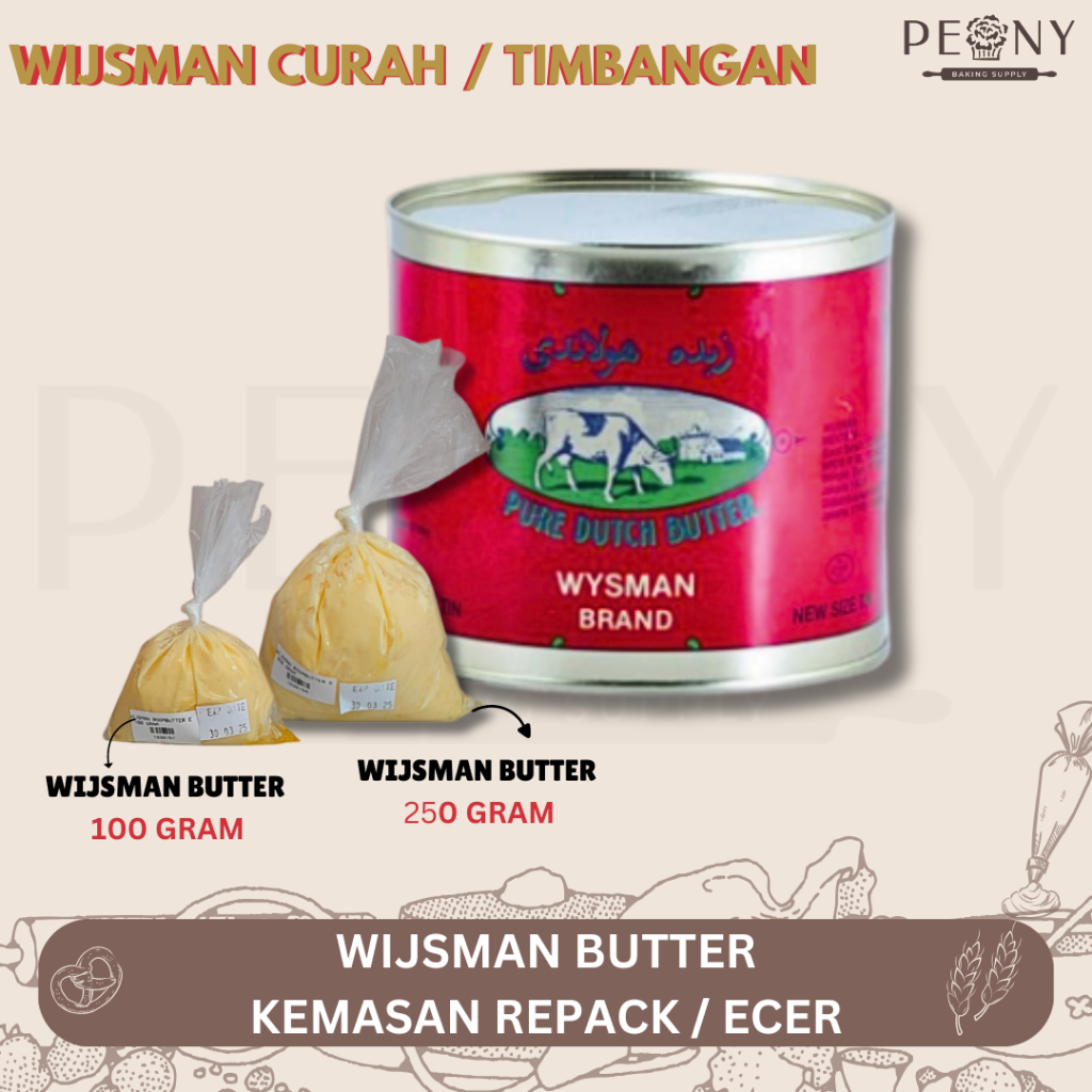 WIJSMAN  BUTTER TIMBANGAN 100 GRAM DAN 250 GRAM / WIJSMAN CURAH / WIJSMAN ECER / WISMAN REPACK / WIS