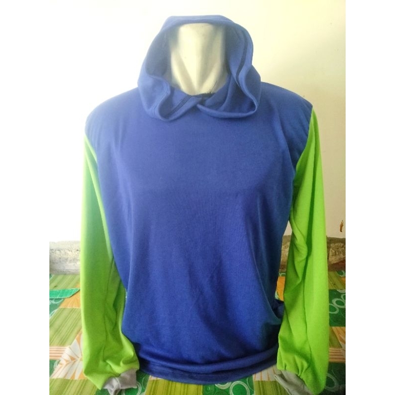 Kaos Basahan/kaos kupluk/kaos tani/kaos kerja bangunan/kaos lengan panjang kupluk