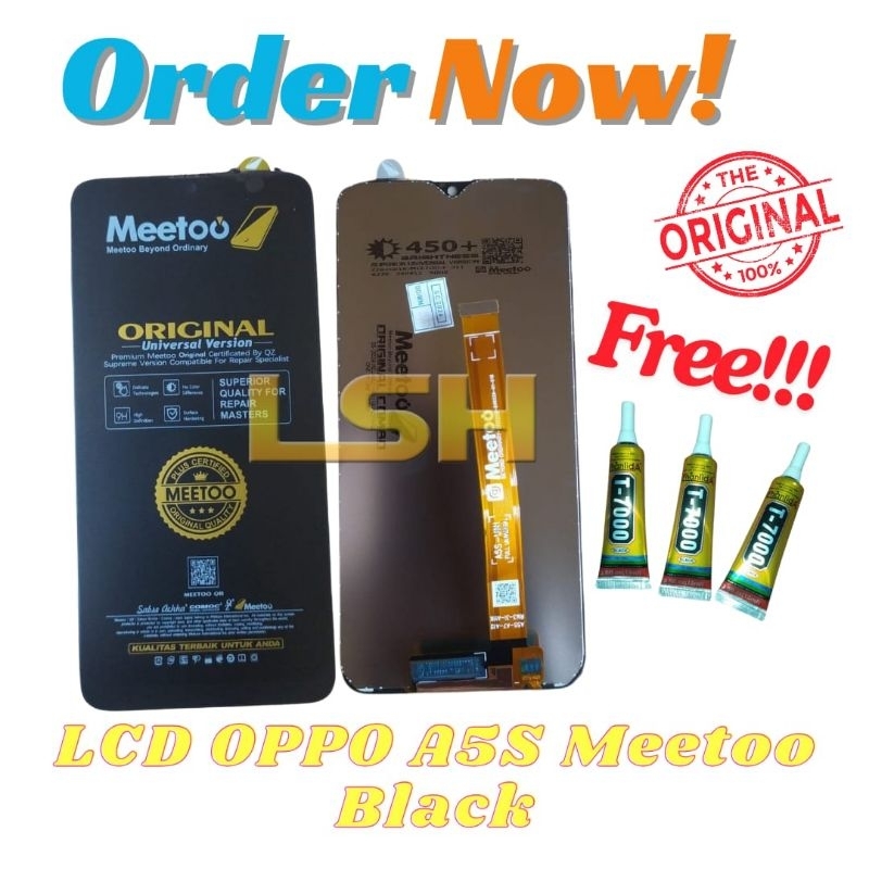 LCD OPPO A5S /OPPO A7/OPPO A11 MEETOO BLACK