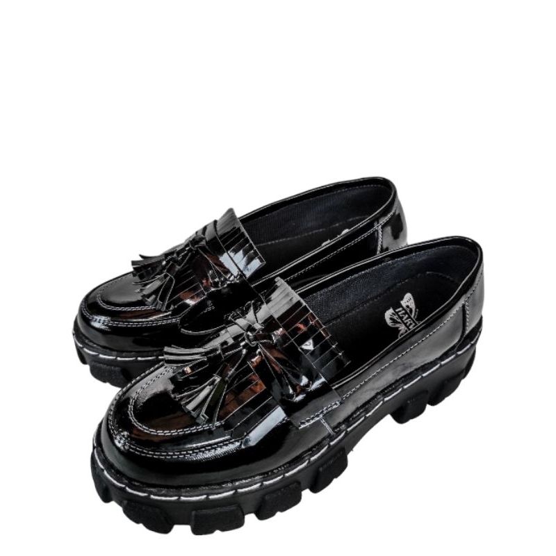 HARVEY - Sepatu Docmart Slip on Loafres Wanita
