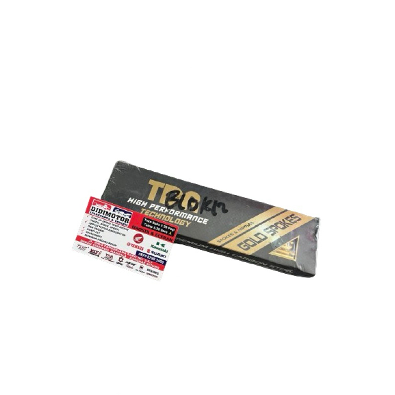 JARI JARI TDR GOLD UKURAN 9x159 RUJI EMAS SPOKES ISI 36