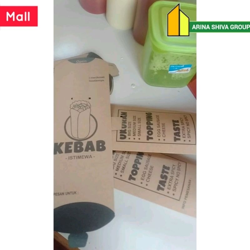 

150 LEMBAR KERTAS KEBAB TARIKAN DUPLEK COKLAT UKURAN 24.5 × 9.5 CM HIGH QUALITY TEBAL PRODUK TERBARU | KOTAK KEBAB DUPLEK COKLAT KEKINIAN | DUS KEBAB VIRAL TIKTOK | KEMASAN KEBAB | BOX KEBAB 150 PCS MURAH | TOKO KEBAB OFFICIAL | ARINA SHIVA GROUP 6451
