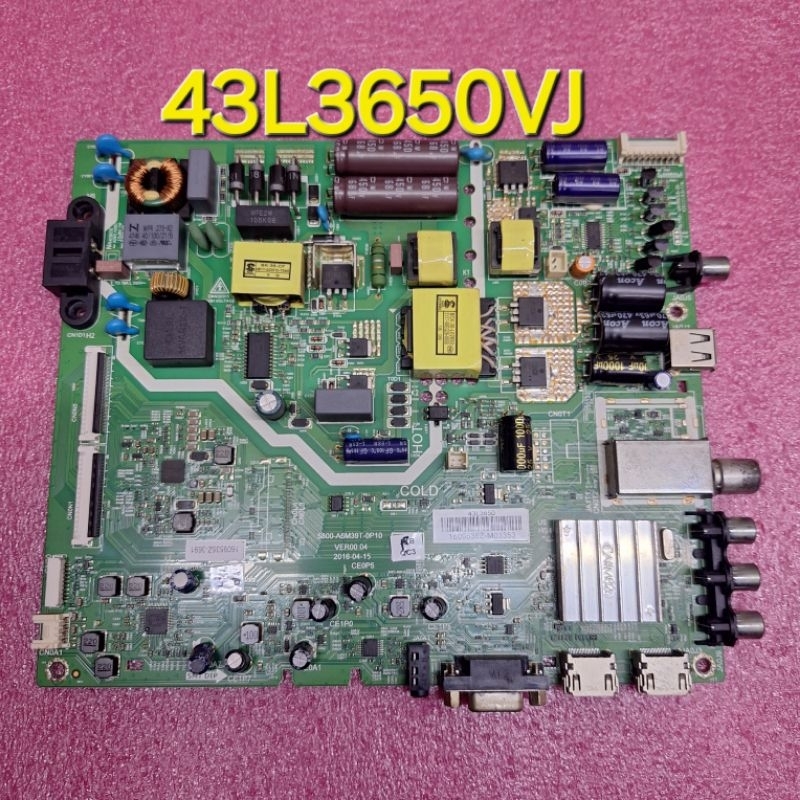 MB / Mobo / Mainboard / Motherboard Tv Toshiba 43L3650VJ 43L3650