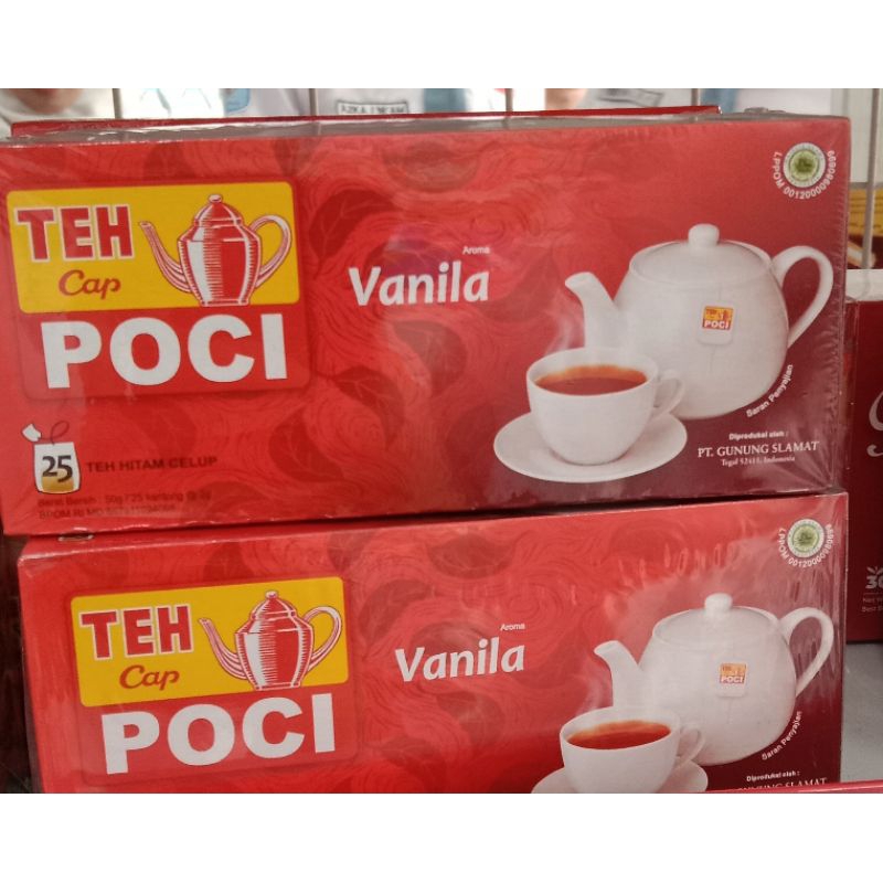 

Teh Celup Poci Vanila 1 box 25pc