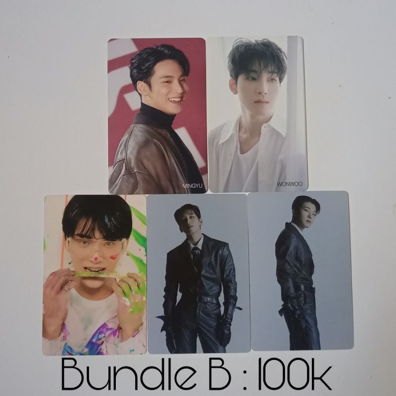 BOOKED wonwoo mingyu minwon pc poca hmv attacca