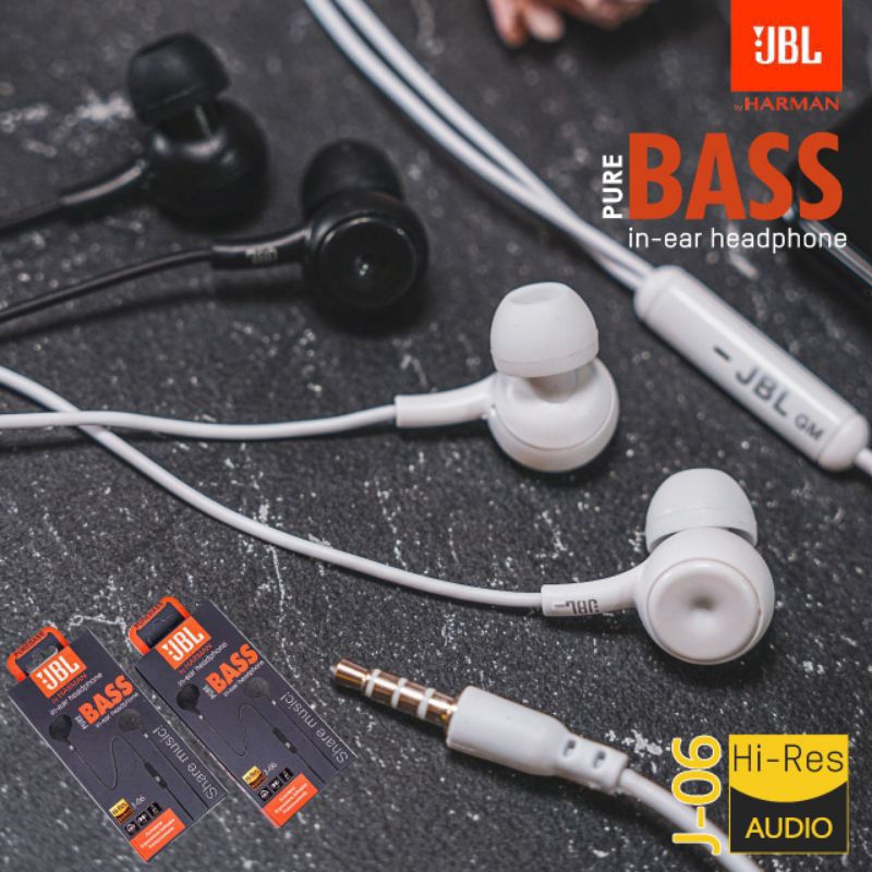 Headset Earphone Handsfree JBL Original 100%
