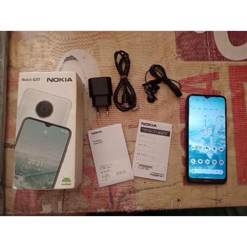 Nokia G20 Fullset android 13 seken original