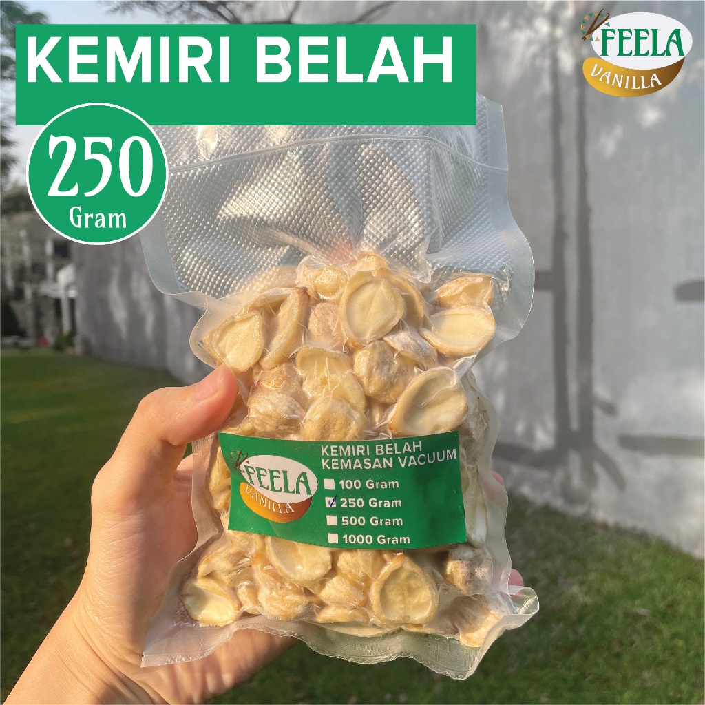 

Kemiri Belah / Kemiri Pecah 250 Gram - 250gr - Biji Kemiri Fresh Khas - Khas NTT