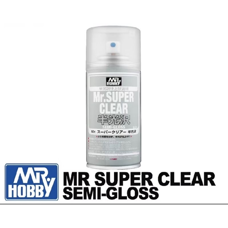

MR Super Clear SEMI GLOSS SPRAY CAN MR HOBBY B516
