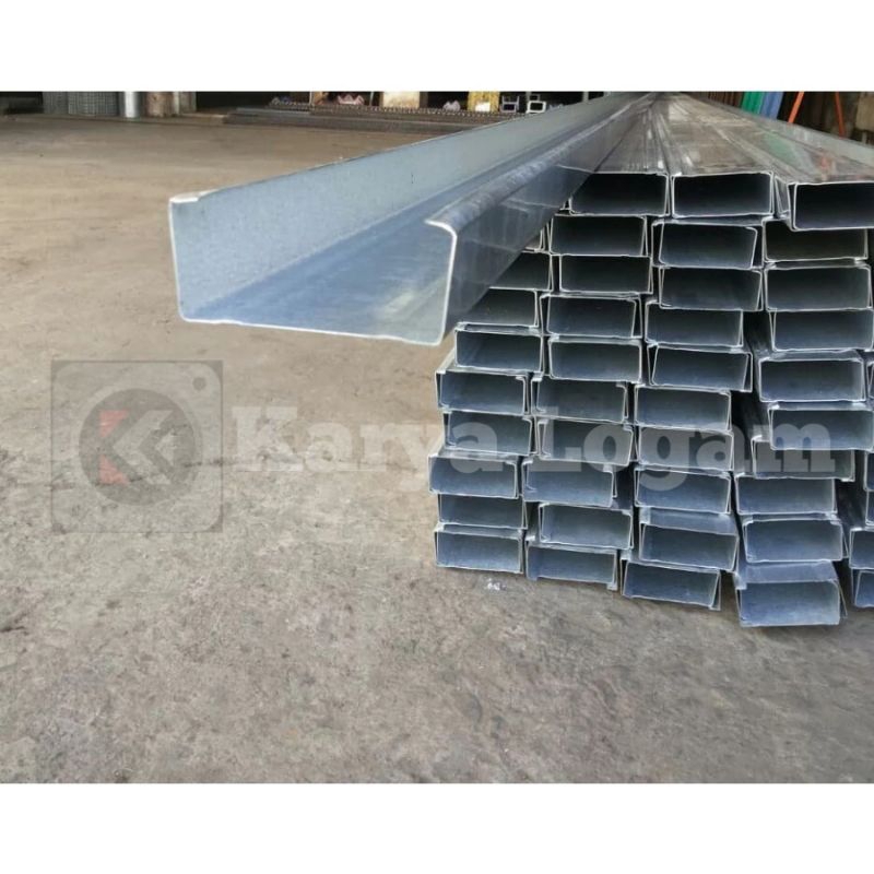 Baja Ringan C75 Tebal 0,75mm / Truss Baja Ringan Kanal C CNP 75x0.75mm