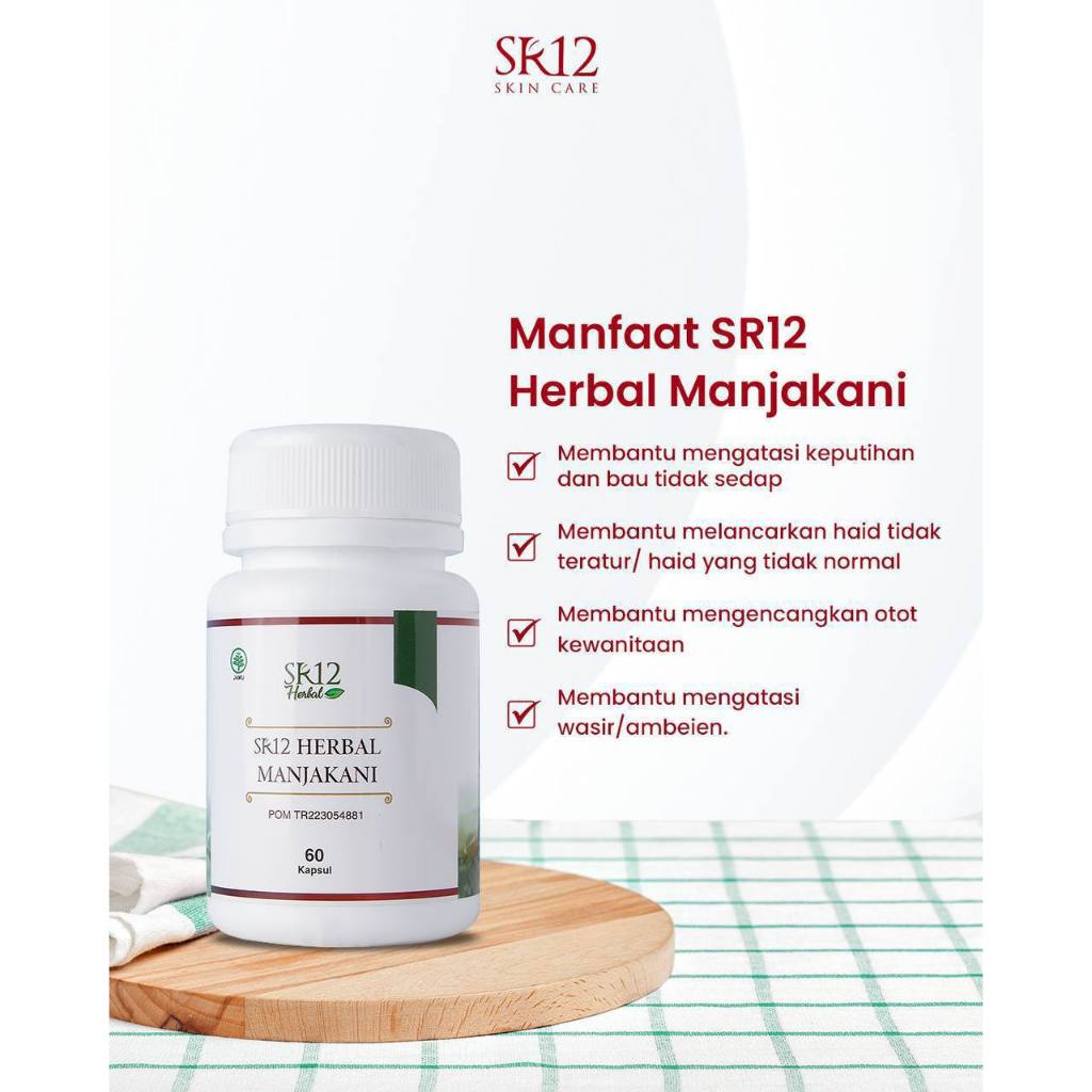 SR12 MANJAKANI ASLI - PERAWATAN KEWANITAAN ALAMI & HERBAL AMPUH UNTUK PROMIL