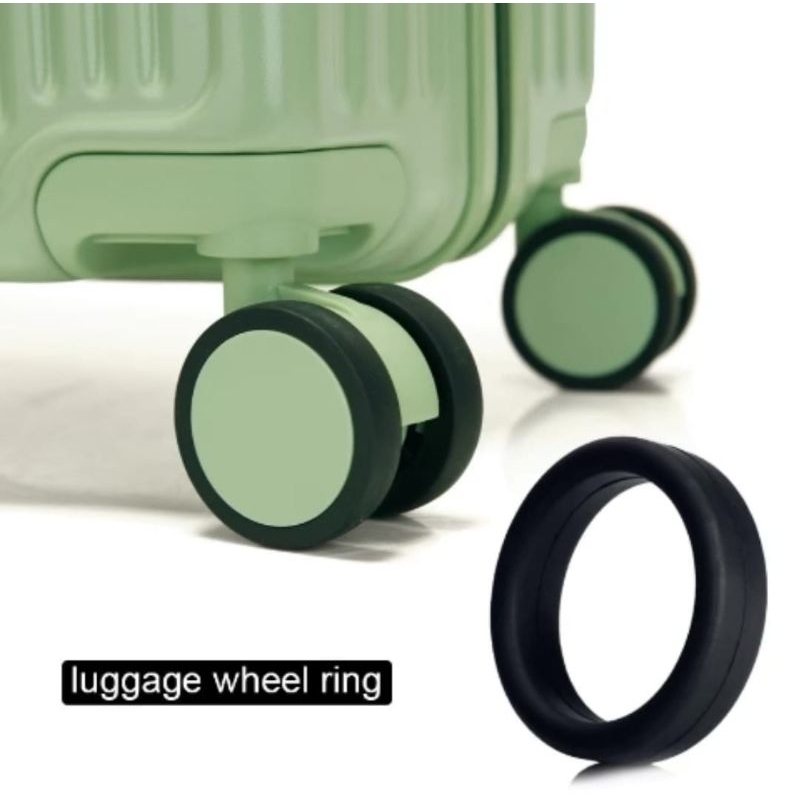 2 / 4 PCS Karet Roda Troli / Karet Roda Koper / Segala Jenis Koper Roda Karet Koper