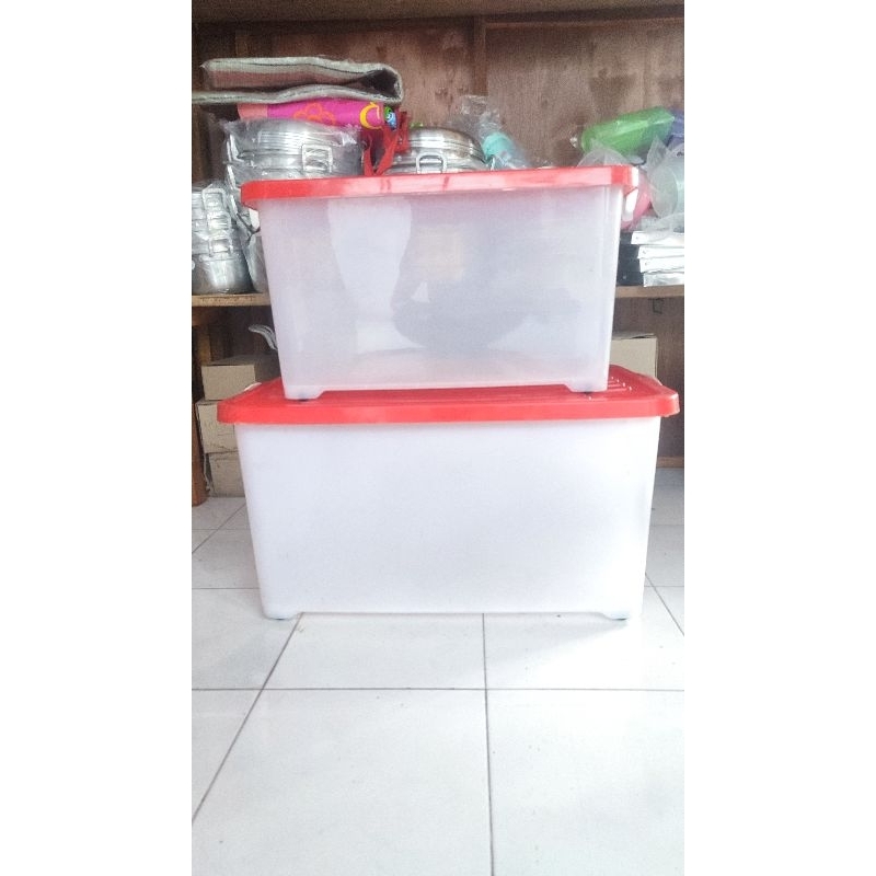 BOX CONTAINER+RODA / XAVIER BOX / KOTAK KONTAINER / BOX KOTAK PLASTIK BESAR SERBAGUNA