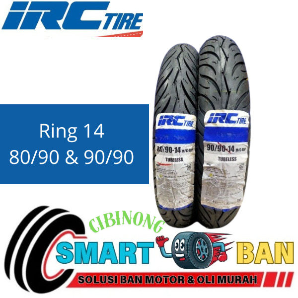 Ban IRC Depan Belakang Motor Mio Soul Ring 14