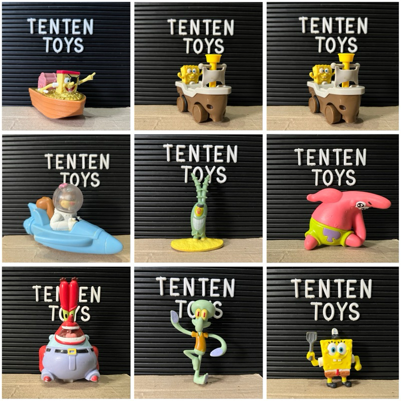 (PRELOVED) HAPPY MEAL MCD MCDONALDS SPONGEBOB