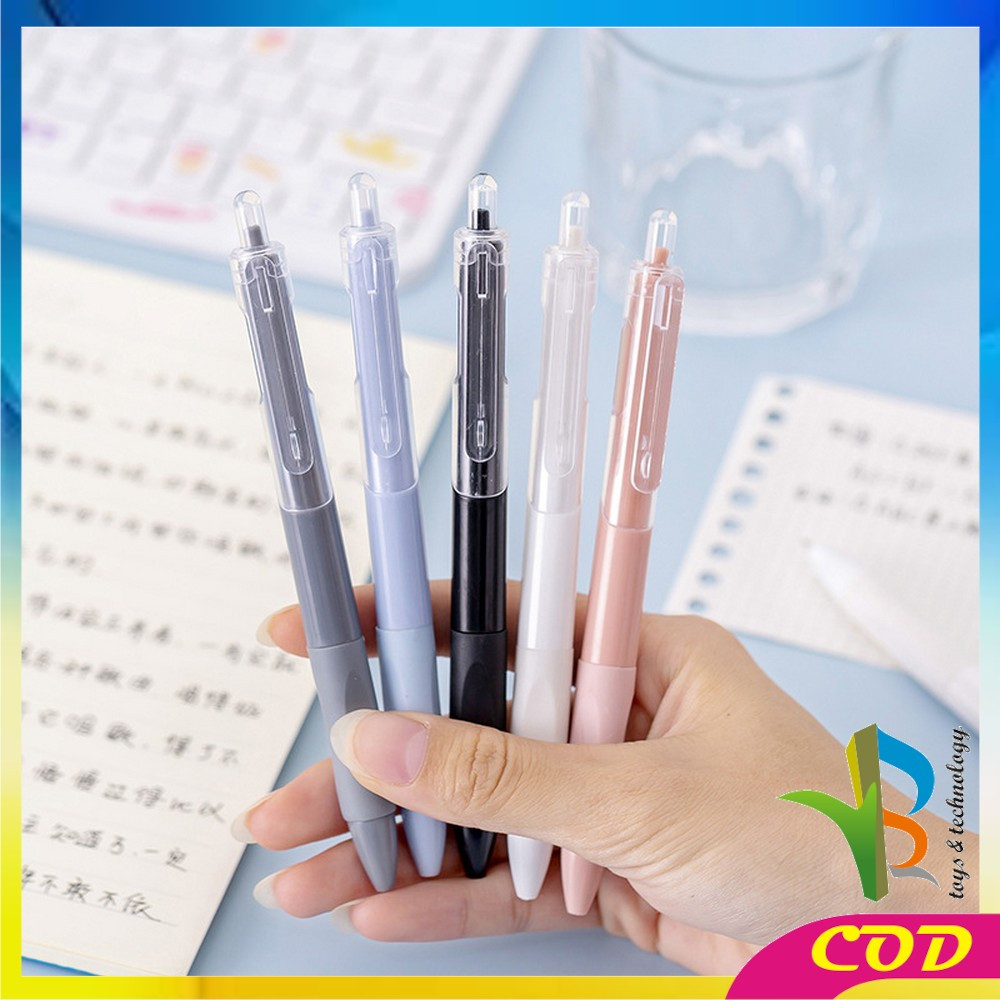

RB-A100 Pulpen ST Cepat Kering 0.5MM Pulpen Mekanik Cetekan Pena Netral / Retractable Pen Student / Pena Hitam