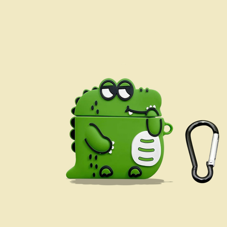 Case WM02 Baseus Encok Earphone Silikon Karakter Kartun WM02 Kode 26 - Dinosaurus