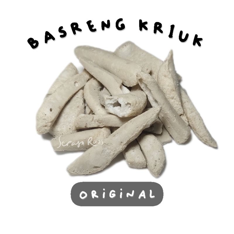 

SERASA RAOS : BASRENG SNACK CEMILAN - RASA ORIGINAL POLOS 125 GR