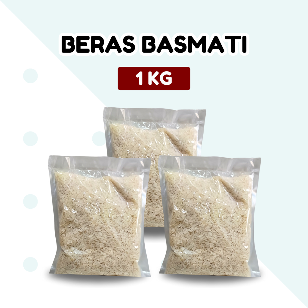 

Beras Basmati 1kg | Bahan Baku Briyani Mandhi Zurbiyan Bukhari 1 kg