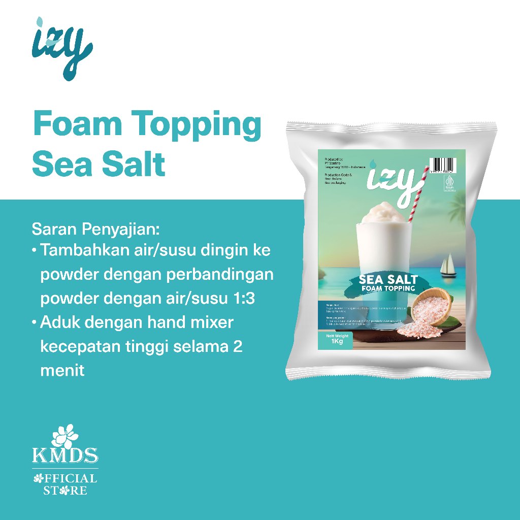 

Izy Premix Powder Sea Salt 1kg