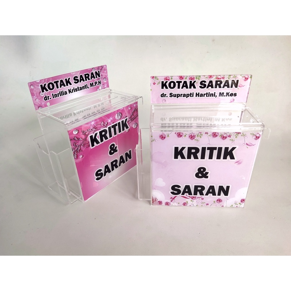

KODE X38B Akrilik Kotak saran