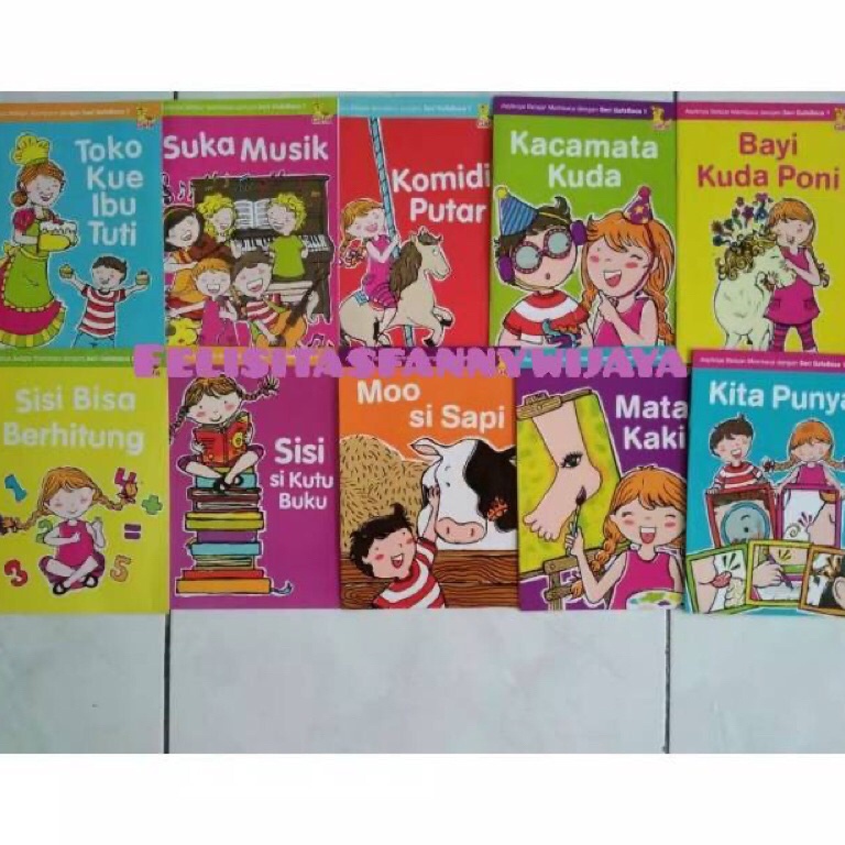 KODE K83L Seri 1 Buku Anak TK PAUD Belajar Membaca GafaBaca Gafa Baca Buku Cerita Anak