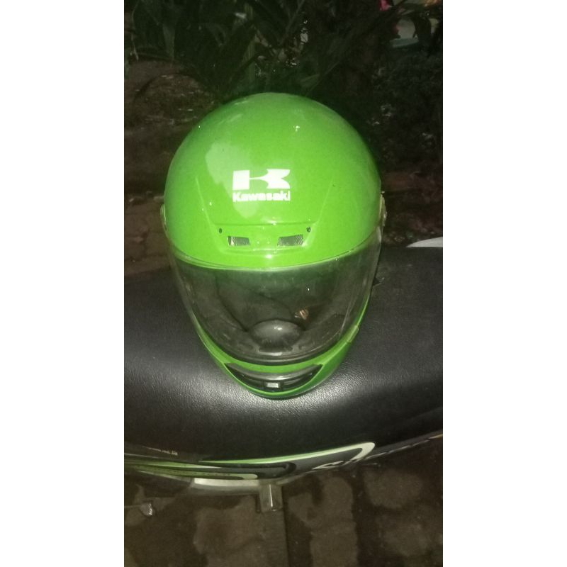 helm bahan ninja ijo