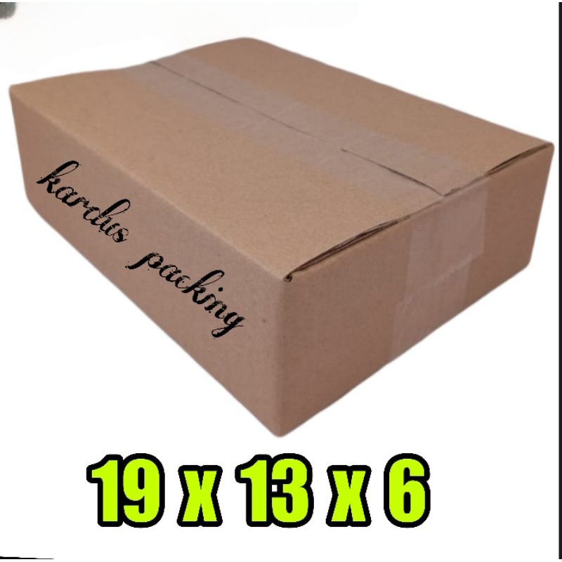 

kardus packing UK 19x13x6 kardus polos kardus polos