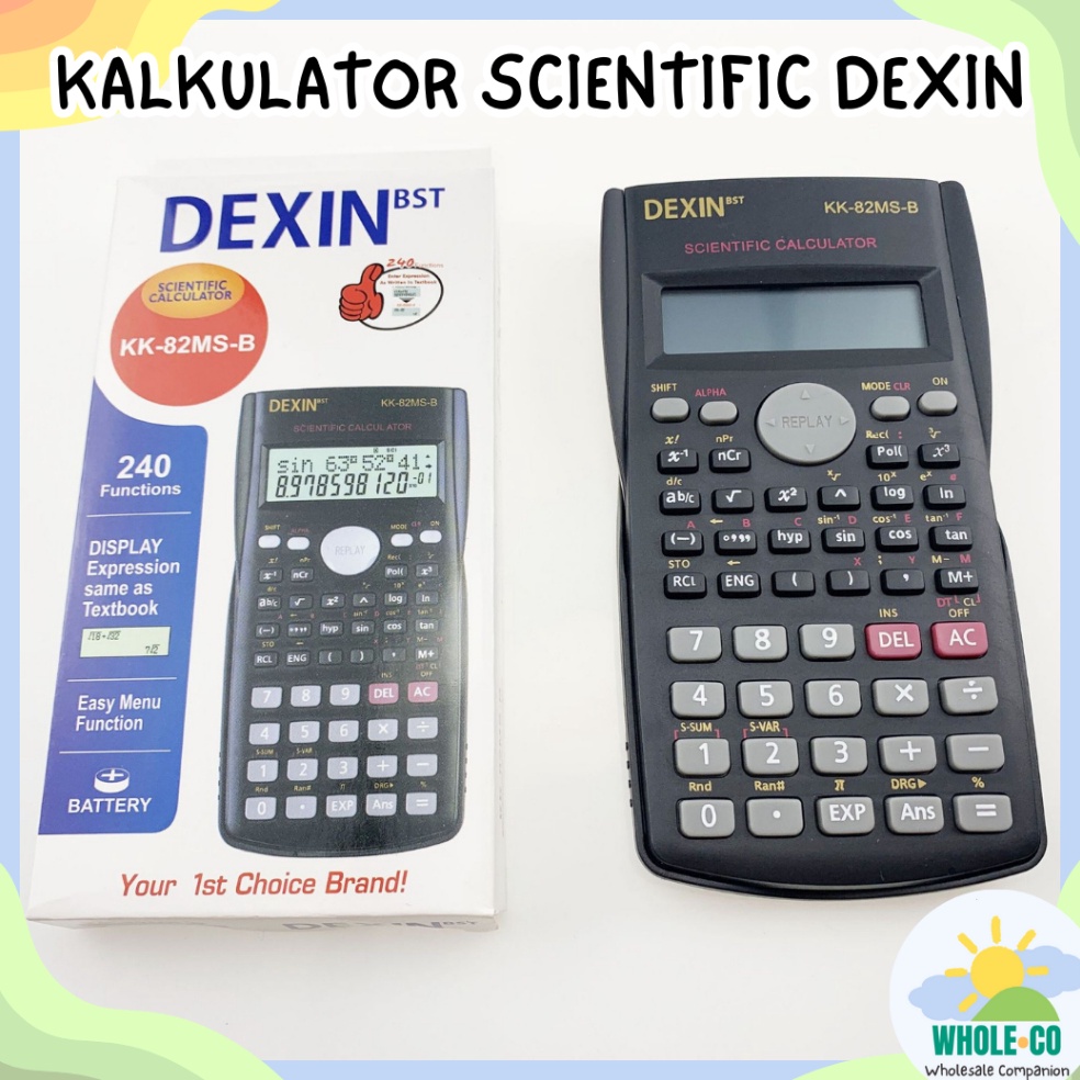 

KODE E1X Kalkulator Scientific Dexin Premium Calculator Saintifik 12 Digit Unik Imut Lucu Termurah Grosir Cod KK82MSB8