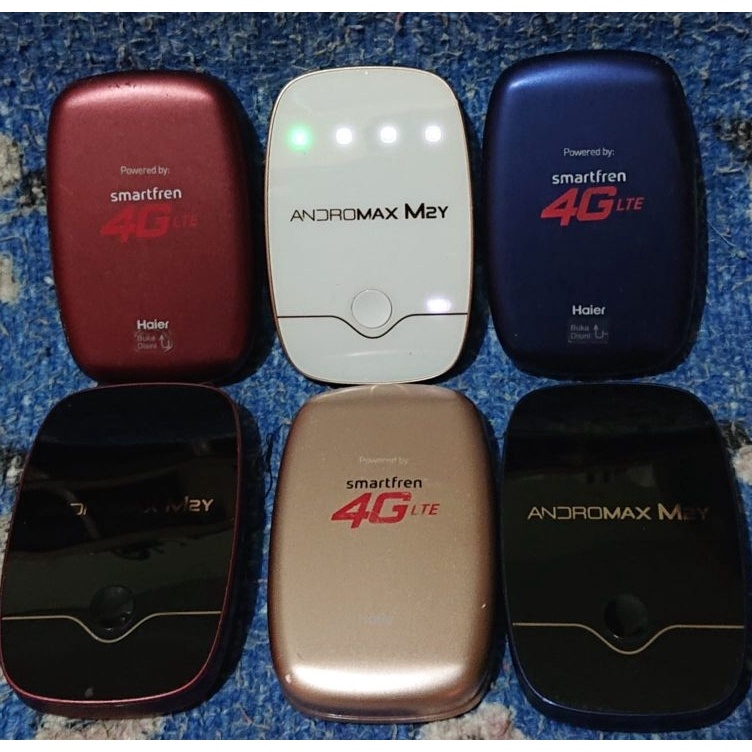 Modem Mifi Wifi Protable Andromax M2Y Suport Smartfren Unlimited 4G LTE B5B4 UnitTutupBatrei a X3G3