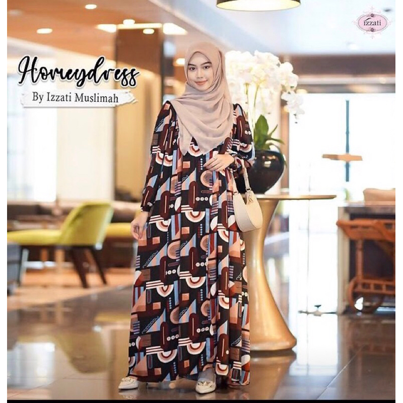 Qara Dress Rayon By Izzati Muslimah