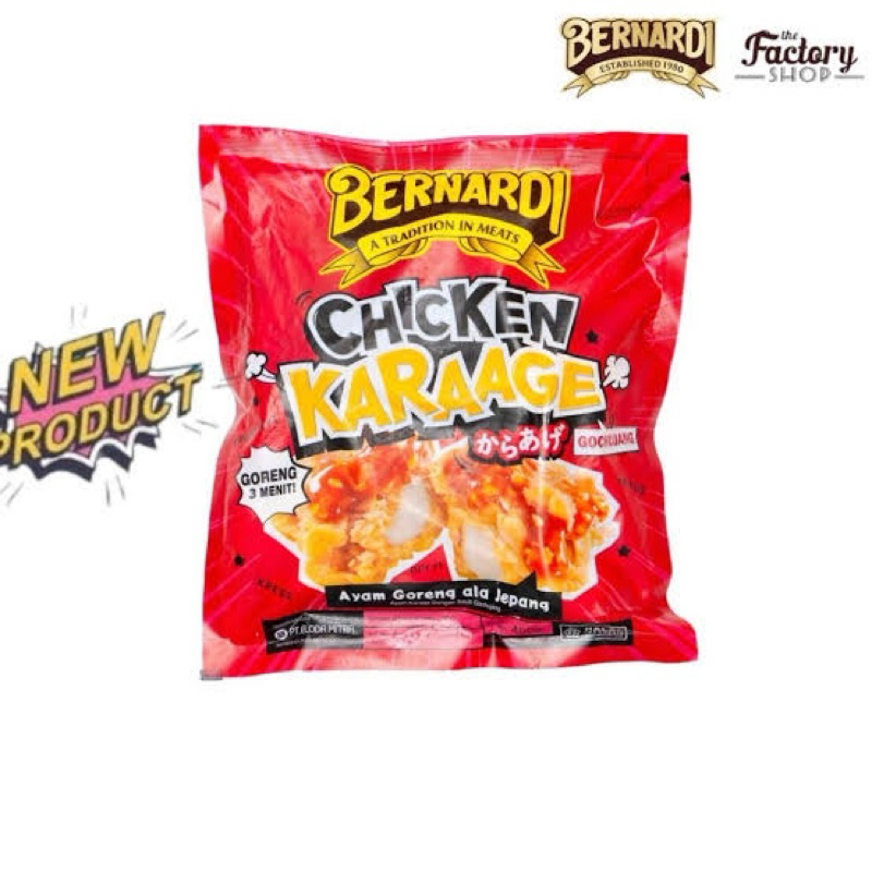 

Bernardi Karage ayam 400gram rasa saus Gochujang