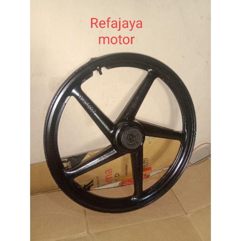 Velg racing pelek resing depan belakang suzuki smash shogun 110 tornado original second lepasan moto