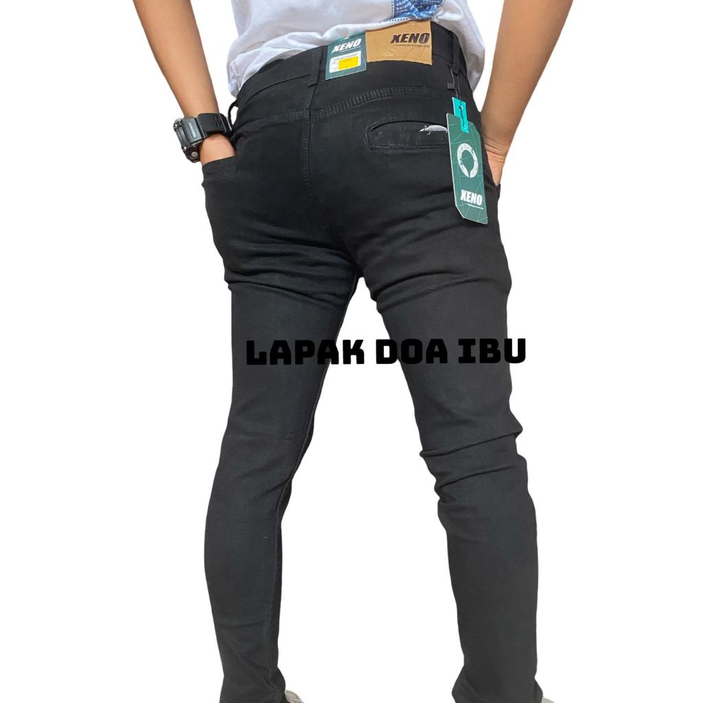 Celana Kantong Saku Bobok Paspol Panjang Jeans Distro Bandung Pria Cowok Laki2 Pensil Slim Skinny St