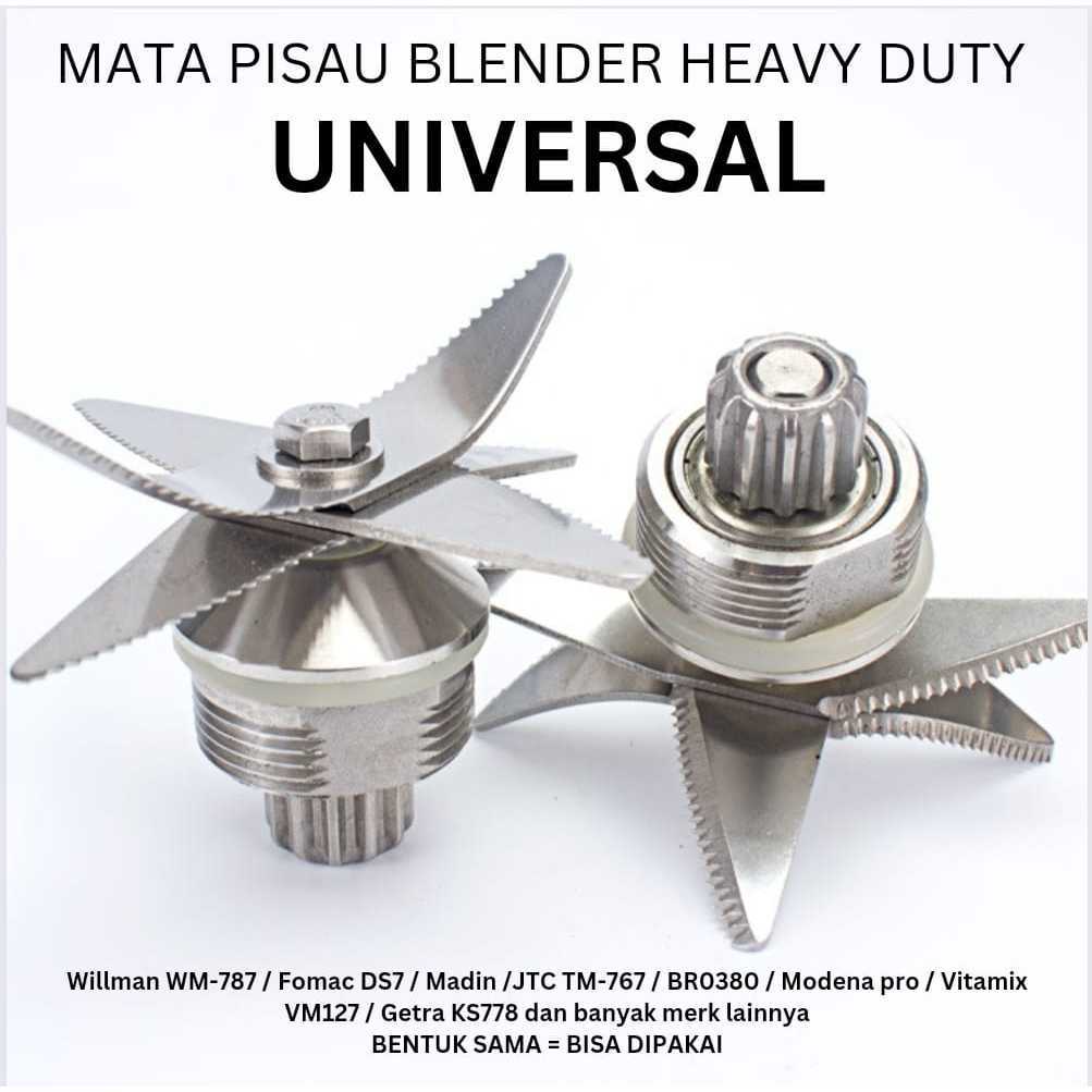 Heavy Duty Blade / Mata pisau blender heavy Willman / JTC / Fomac / Getra 787 767 WM-787 TM-767