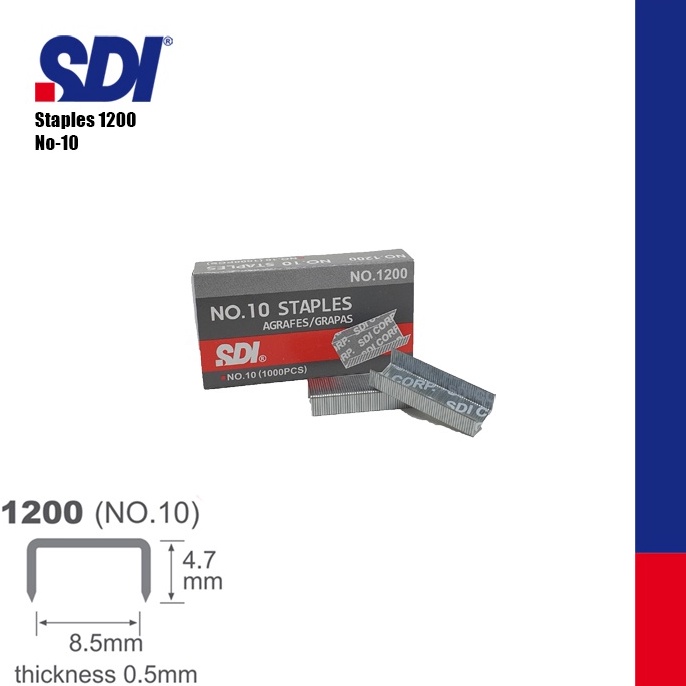 

KODE E65P SDI 12 No1 Staples Isi Staples No1 2 box