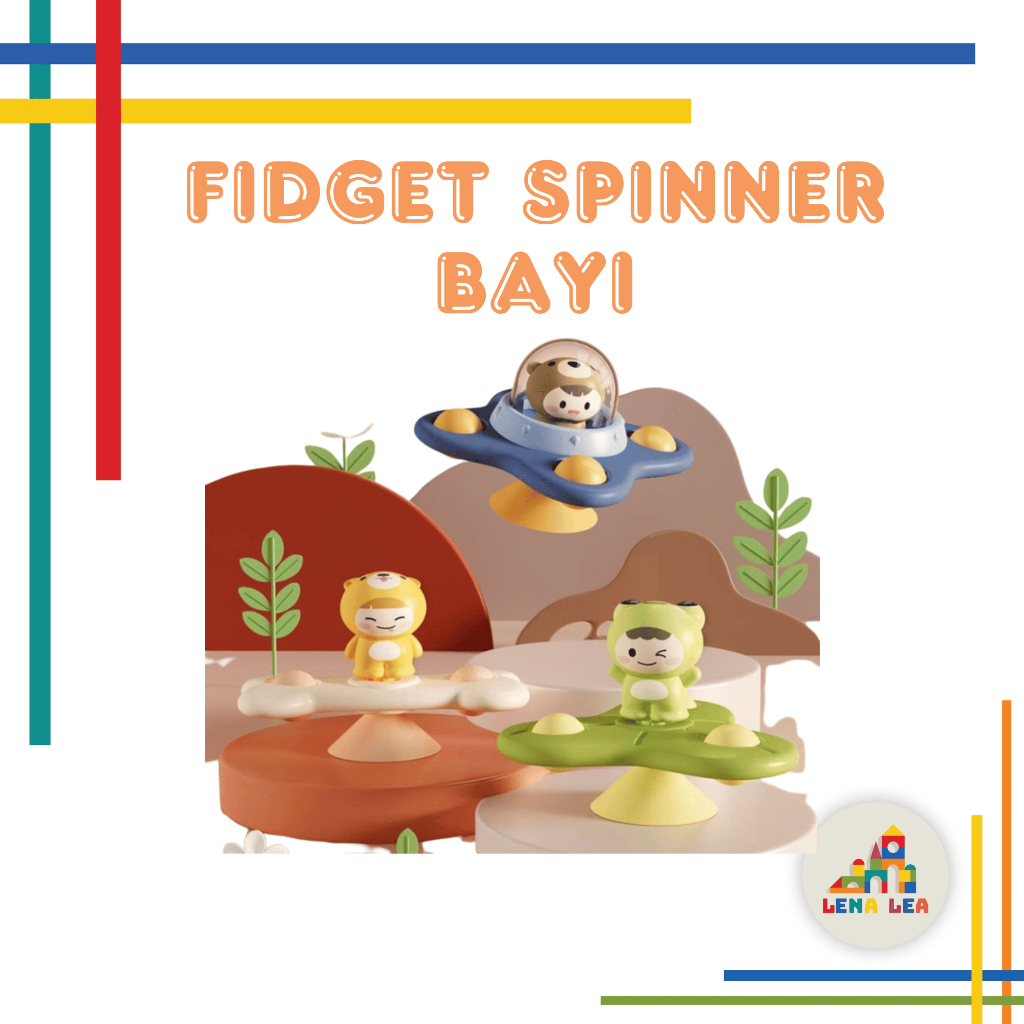 Mainan Edukasi Anak Bayi Dapat Untuk Mandi Melatih Motorik Sensorik Laki Laki Perempuan Lucu Tanpa Baterai Fidget Spinner