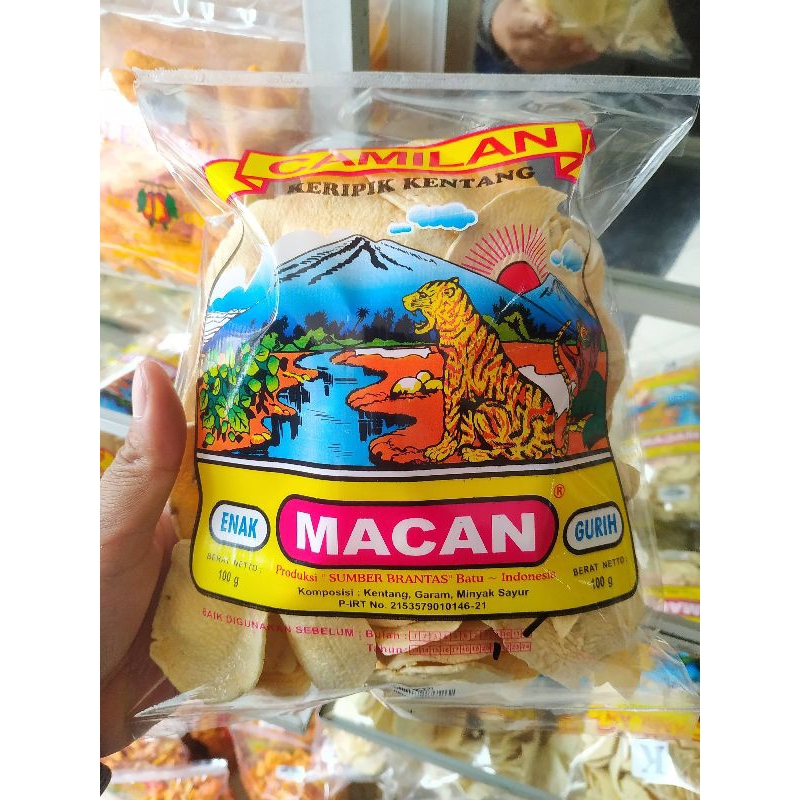 

Keripik Kentang Macan Super 100gr by Jeng Linda