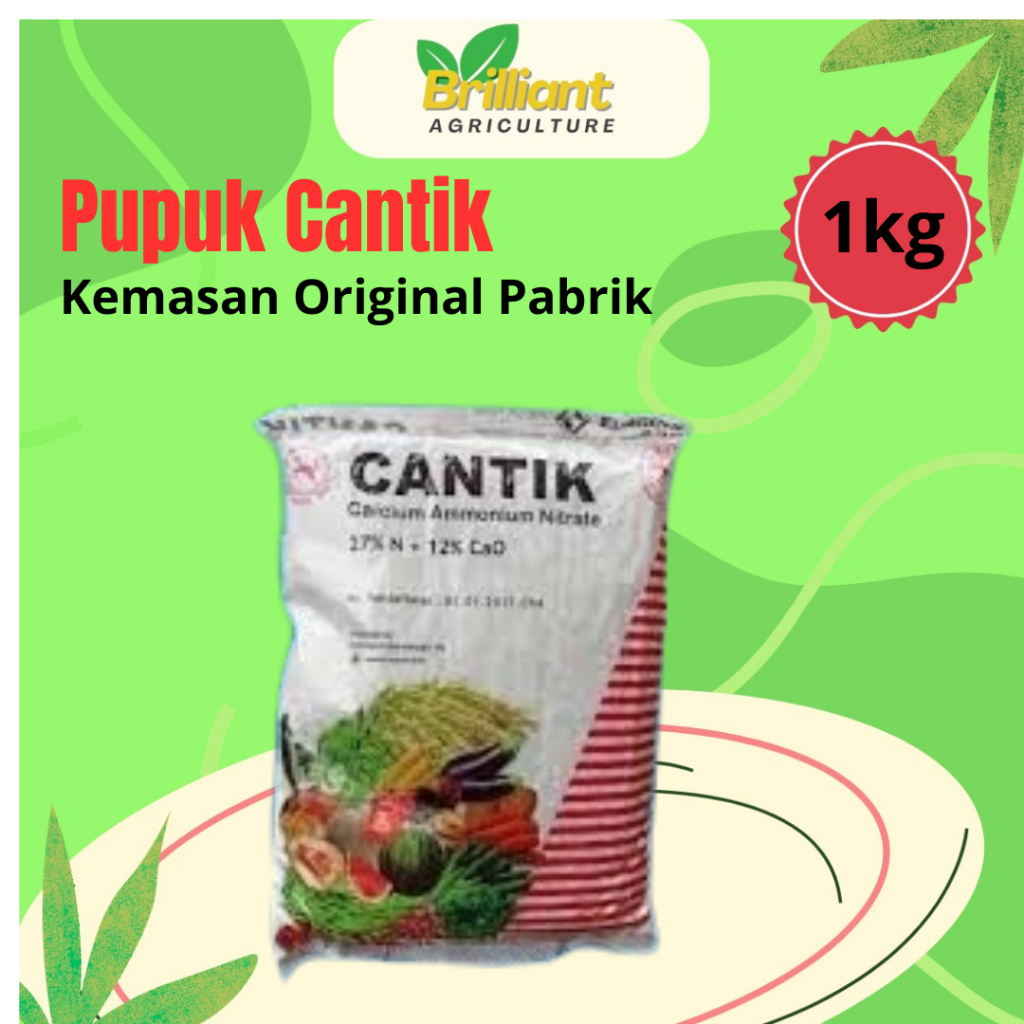 Pupuk cantik (Calsium Ammonium Nitrate) kemasan @ 1 kg original pabrik_____________________ //sr/tg/