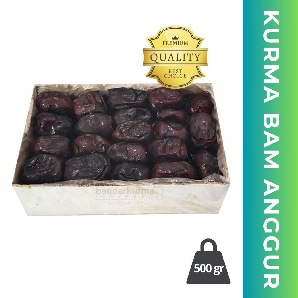 

Kurma Bam Anggur 500 gram | Original Dates - Bandar Kurma