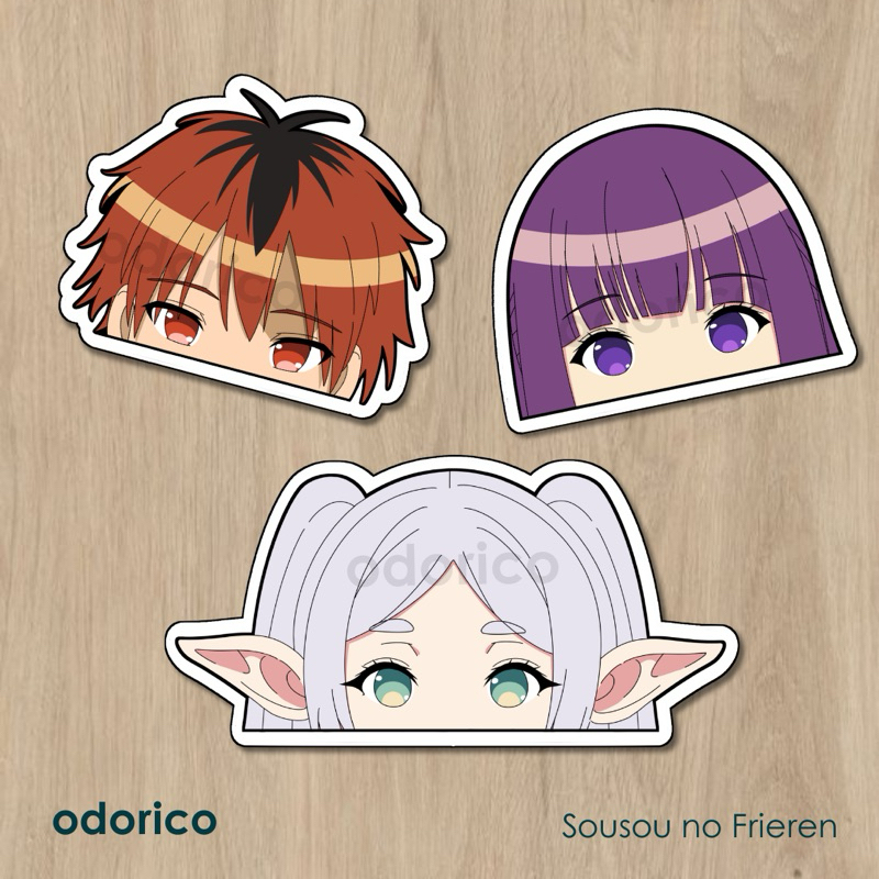 

Stiker Anime Frieren / Sticker Lucu Sousou no Frieren Fern Stark odorico