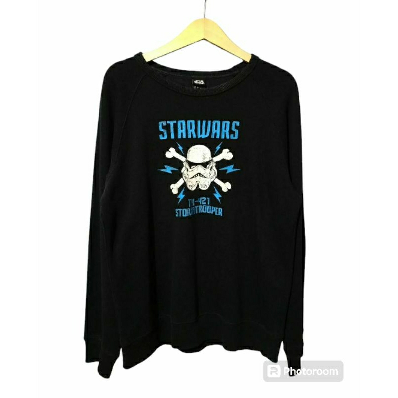 Crewneck STARWARS Original hitam