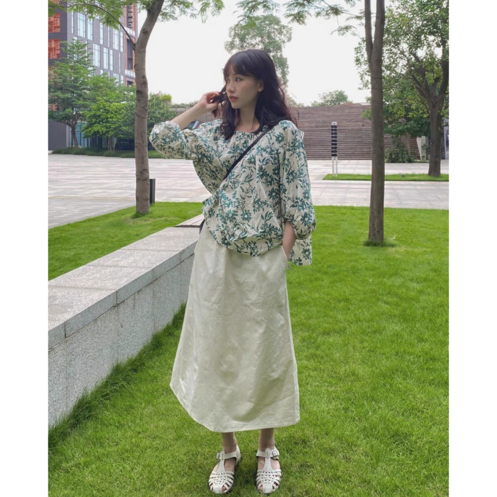 Blouse wanita korean style Flamiee Import