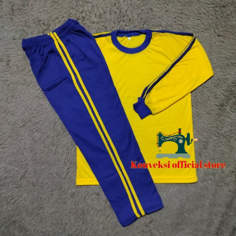 PL stelan baju olahraga anak sekolah SD tangan panjang SERAGAM