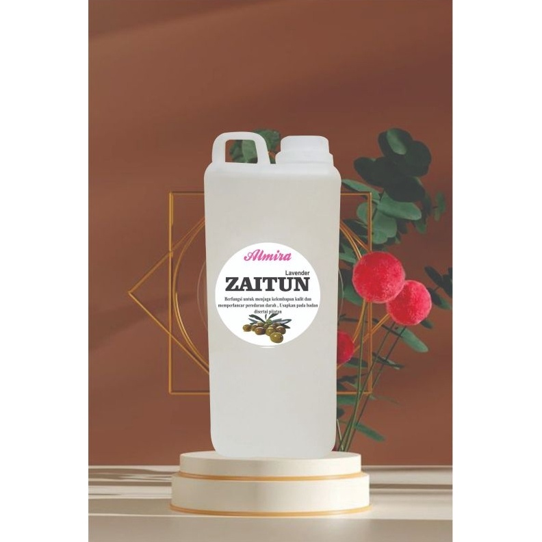 minyak pijat zaitun almira masaage oil kemasan 1 liter x W2L4