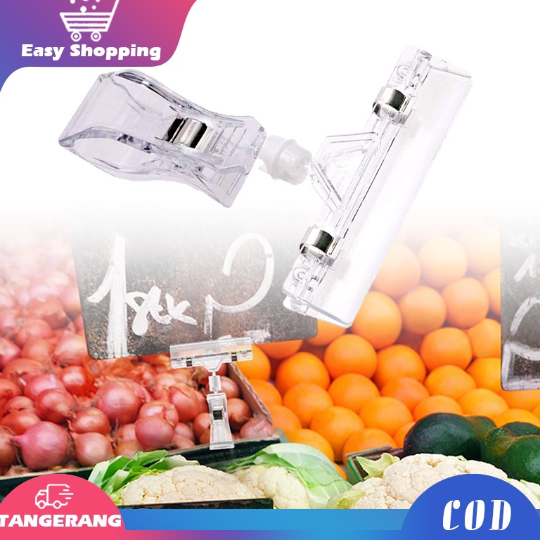 

KODE W5J 5pcs Jepitan Harga TransparanPenjepit Harga Price Tag 11cm Jepitan Harga ObralPrice Tag