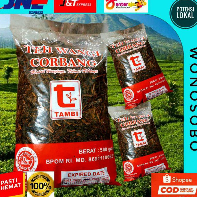 

Promo Keren TEH CORBANG WANGI 5 Gram Ekstra Hemat TEH TAMBI WONOSOBO teh tubruk berkualitas